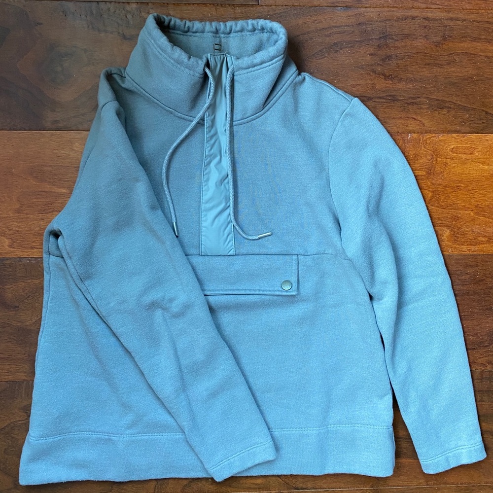 L.L. Bean Signature organic sweatshirt anorak